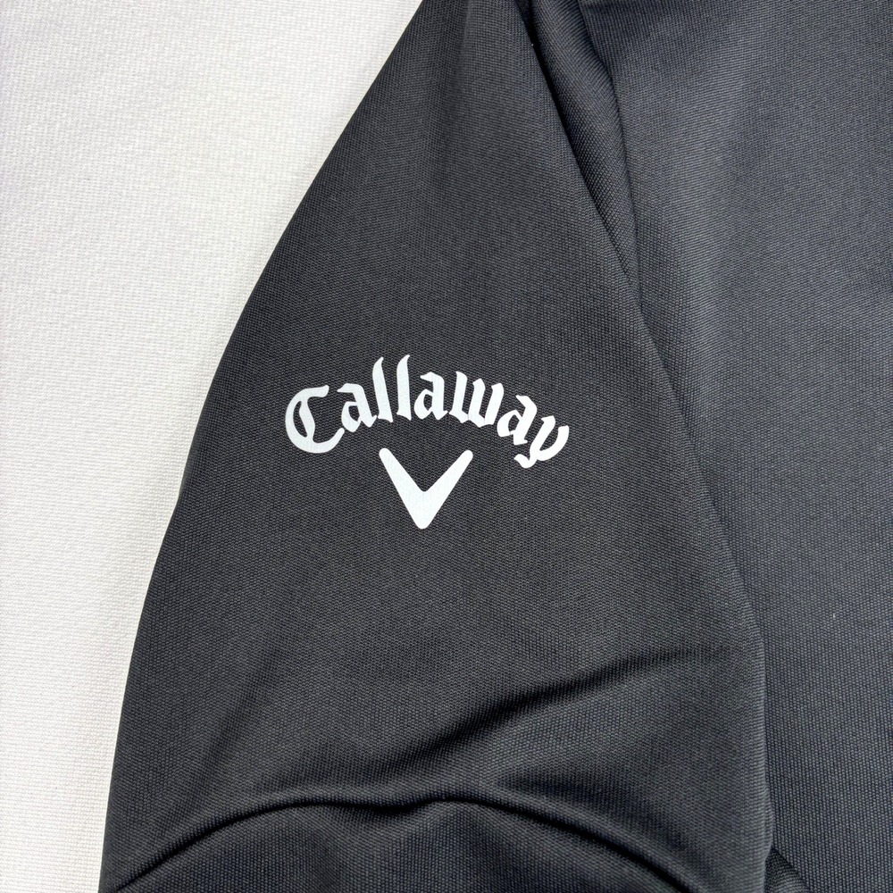 Callaway Weather Series Mens XL Black 1/4 Zip Golf Pullover Windshirt SU32471 - Picture 3 of 7